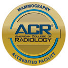 American College of Radiology - Mammography (Mammogram) Accredited Facility Logo American College of Radiology - Mammography (Mammogram) Accredited Facility Logo